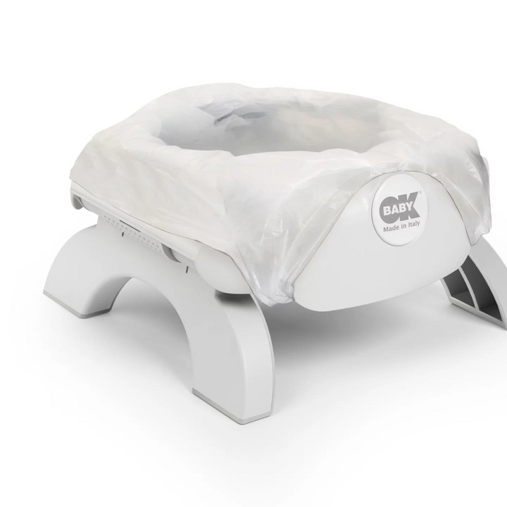 Portable travel potty trainer with liners from OKbaby