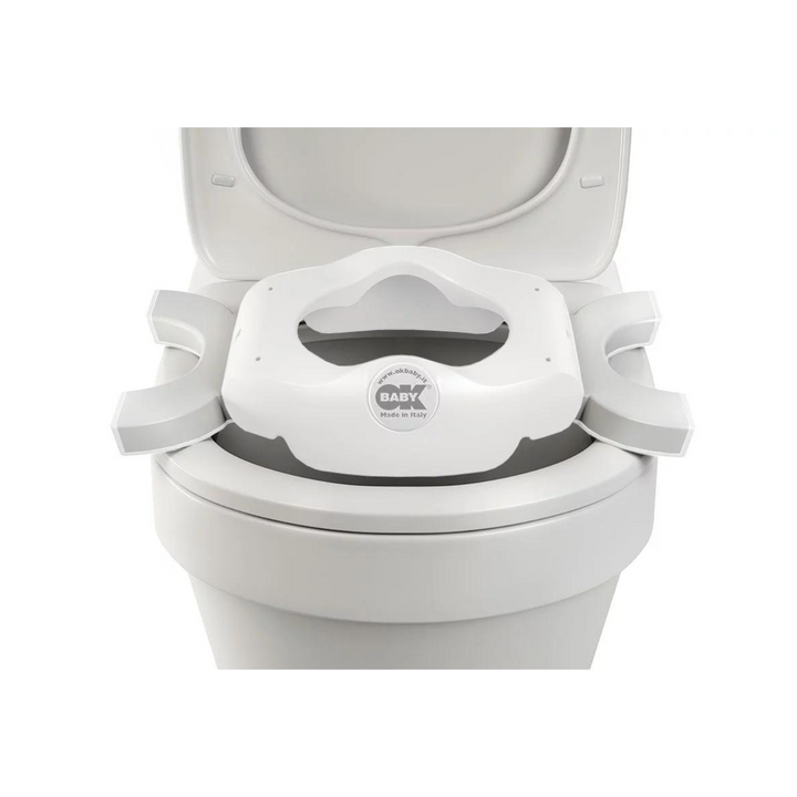 Adjustable travel potty trainer and toilet seat
