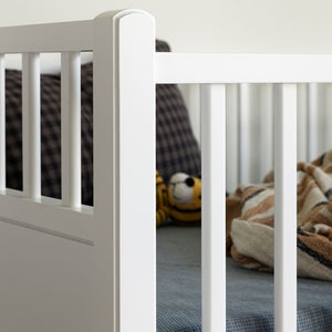 Scandinavian-style wooden frame with a clean, simple design