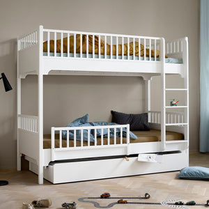 Open space underneath suitable for storage or trundle bed