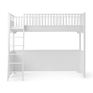 Scandinavian kids loft bed made from birch wood and MDF