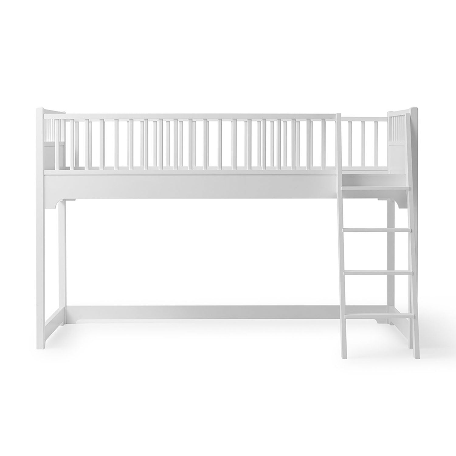 Smooth painted finish with clean lines and hidden screws for a neat look.