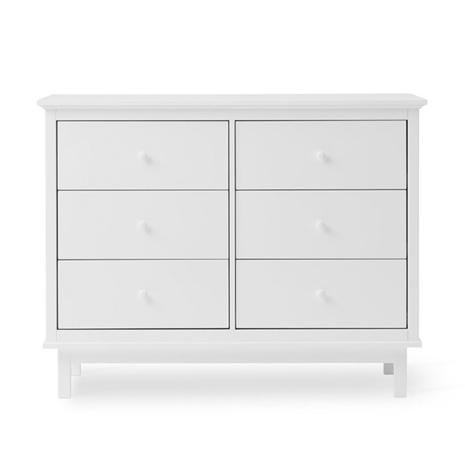 Soft-close drawer mechanism for quiet and gentle closing.