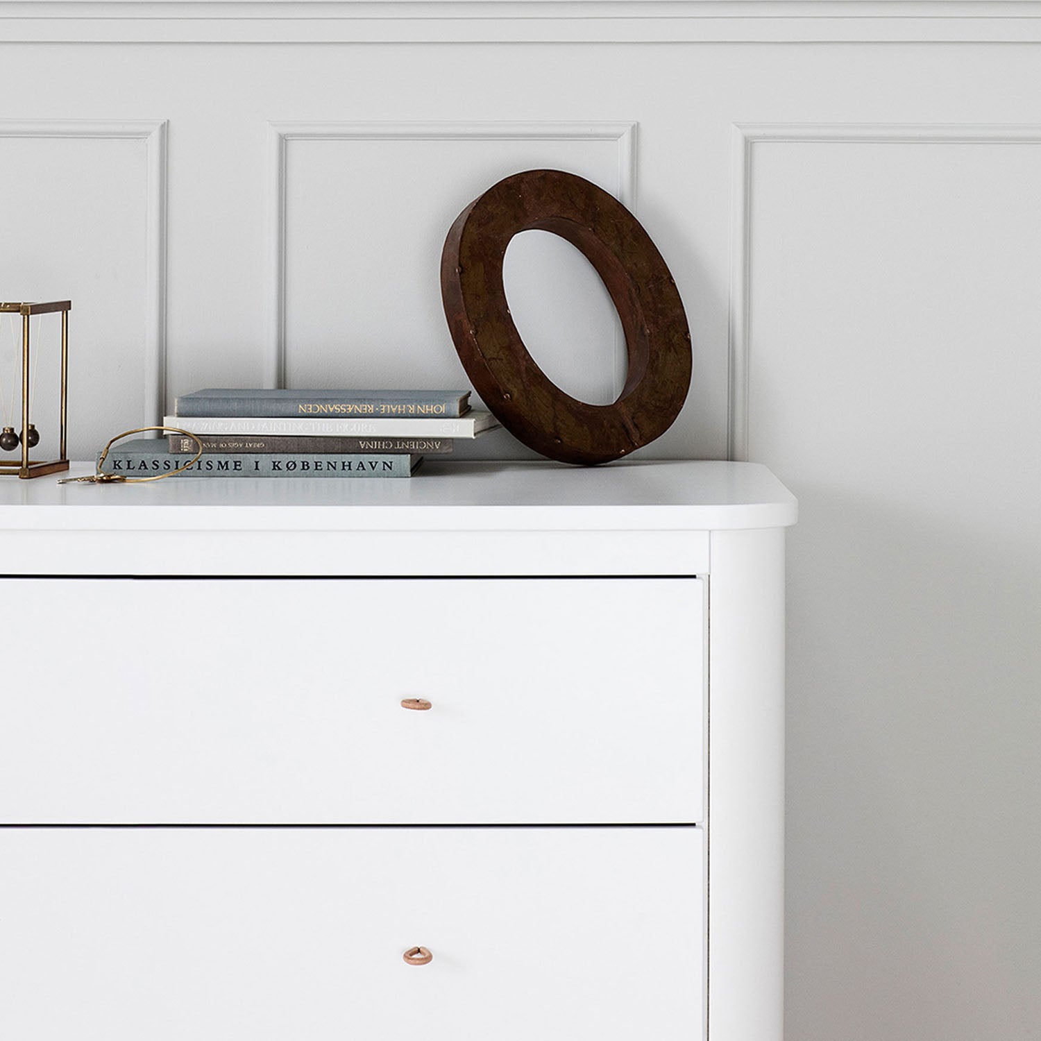 Child-safe dresser design with rounded corners and hidden screws