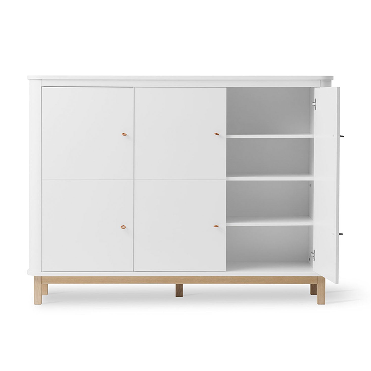 Kids room cupboard with soft-close doors