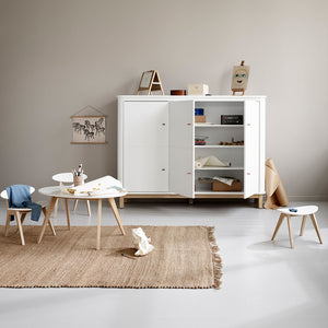 Kids wooden PingPong chair with minimalist Scandinavian design
