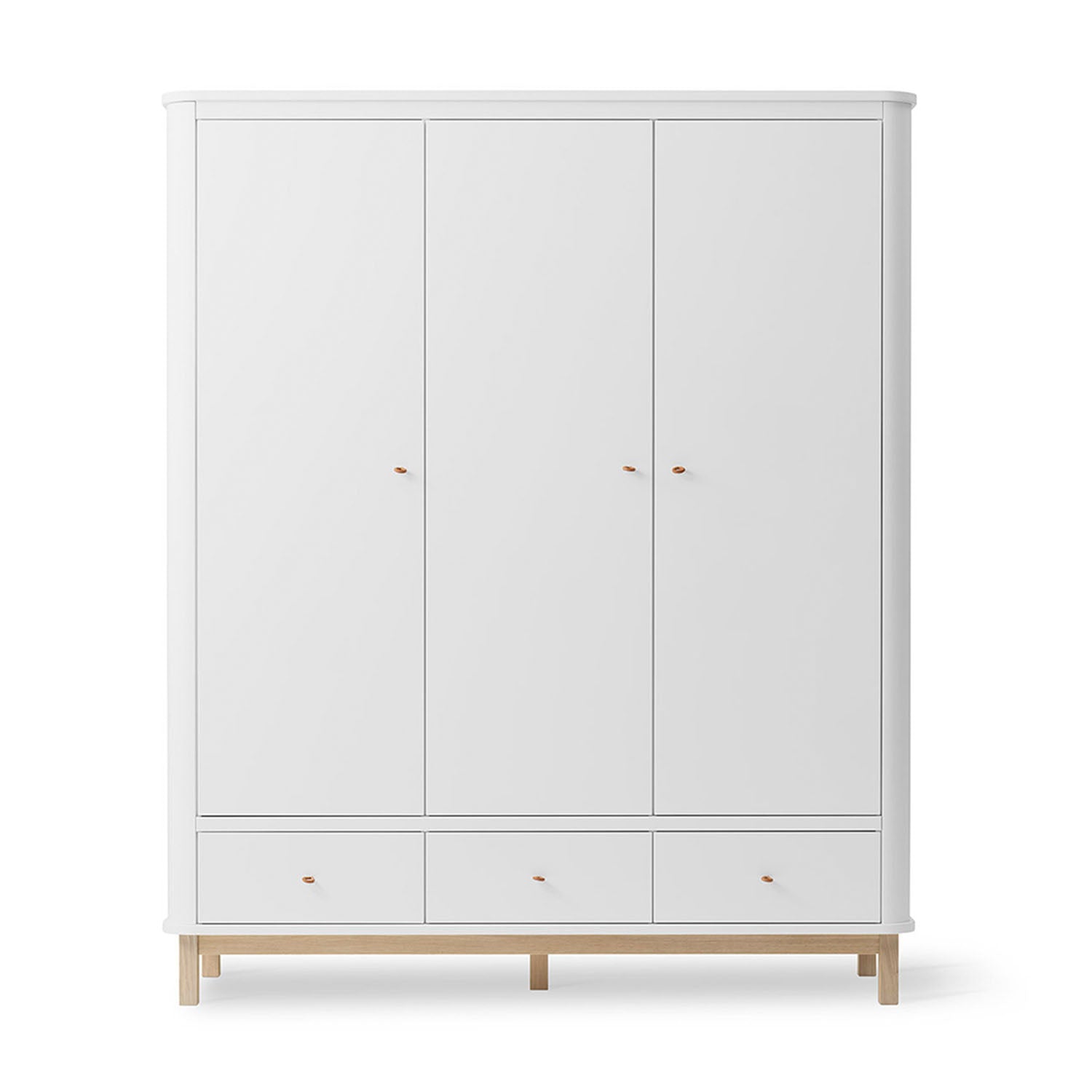 High-quality MDF wardrobe with smooth matte painted surface finish