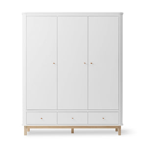 High-quality MDF wardrobe with smooth matte painted surface finish