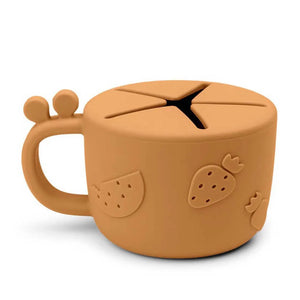 Peekaboo Snack Cup Mustard Fruits