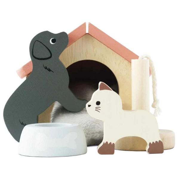 Pet Set Wooden Toys Dog and Cat Le Toy Van