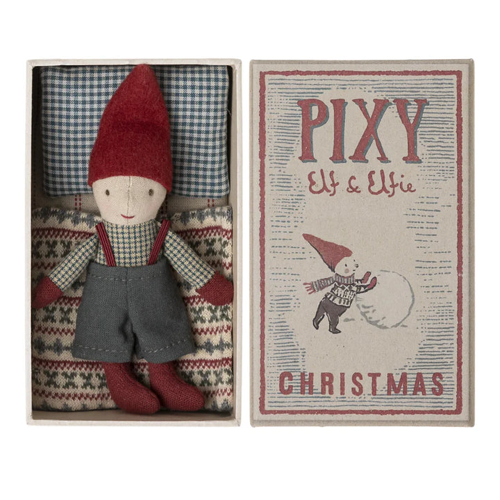 Pixie Elf with Bed Matchbox Maileg