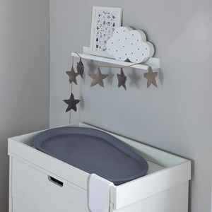 Portable infant nappy pad Shnuggle grey