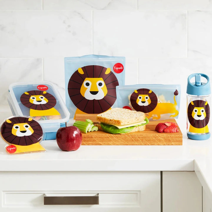 Buy Lion Sandwich Bags (2 Pack) - Reusable & Fun