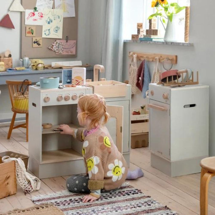 Girl Playing with the KIDchen Range from Sebra