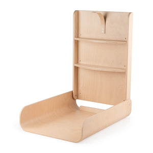  Sebra wall mounted changing table wooden folded closed