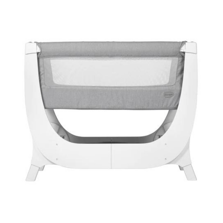 Bedside Crib Next to Me Beds Stone Grey Shnuggle