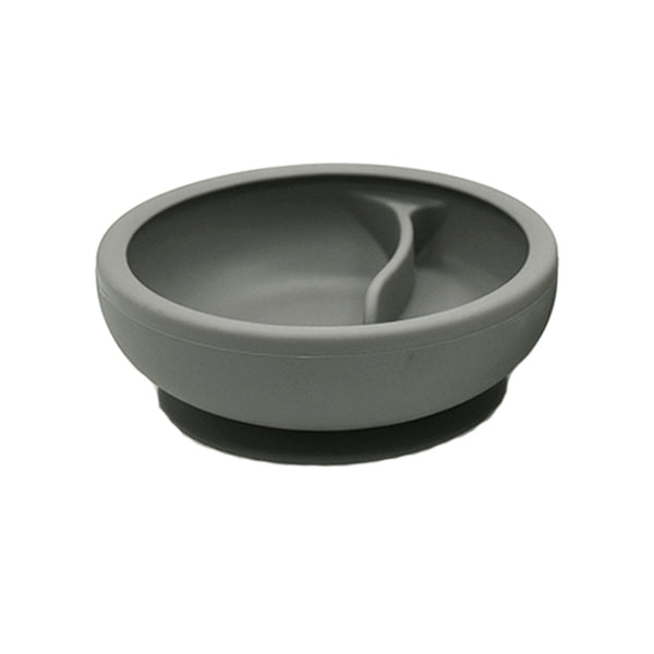Silicone Suction Divider Bowl - Grey
