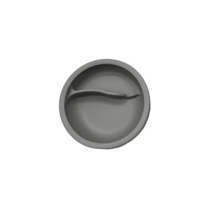 Silicone Suction Divider Bowl - Grey