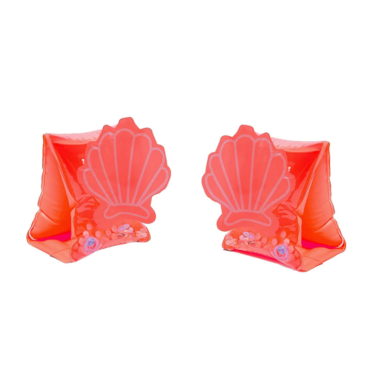 Sunnylife Buddy Float Armbands - Neon Coral