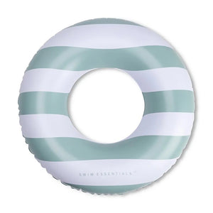 Swim Essentials Swim Ring - Green White Stripes