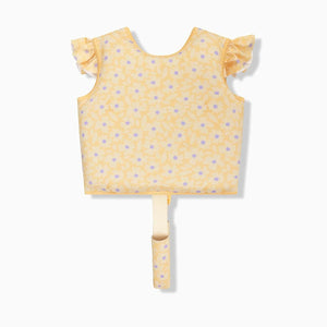 Swim Essentials Yellow Swim Vest - back view