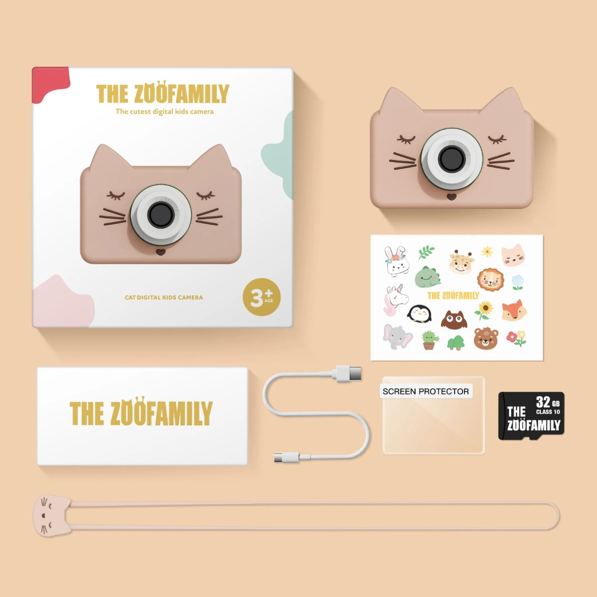 The Zoofamily Zoo Friends Digital Camera - 32MP