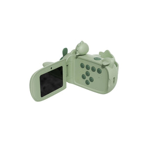 Zoo video camera showing the 2 inch screen with buttons.