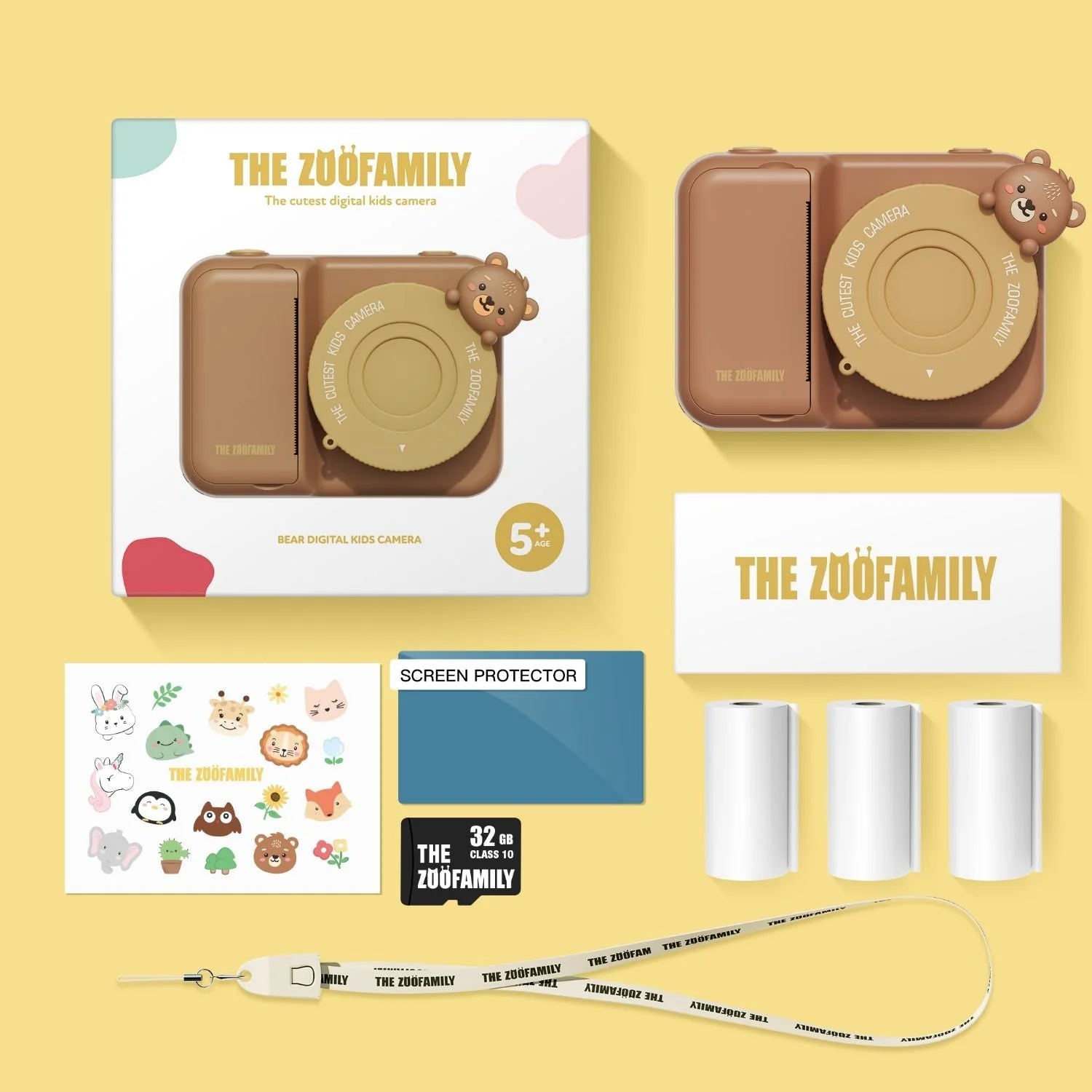 The Zoofamily Zoo Print Camera - Bear
