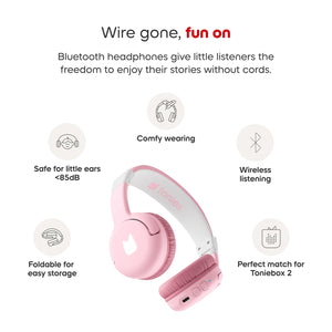 Featurs of Toniebox 2 bluetooth headphone.