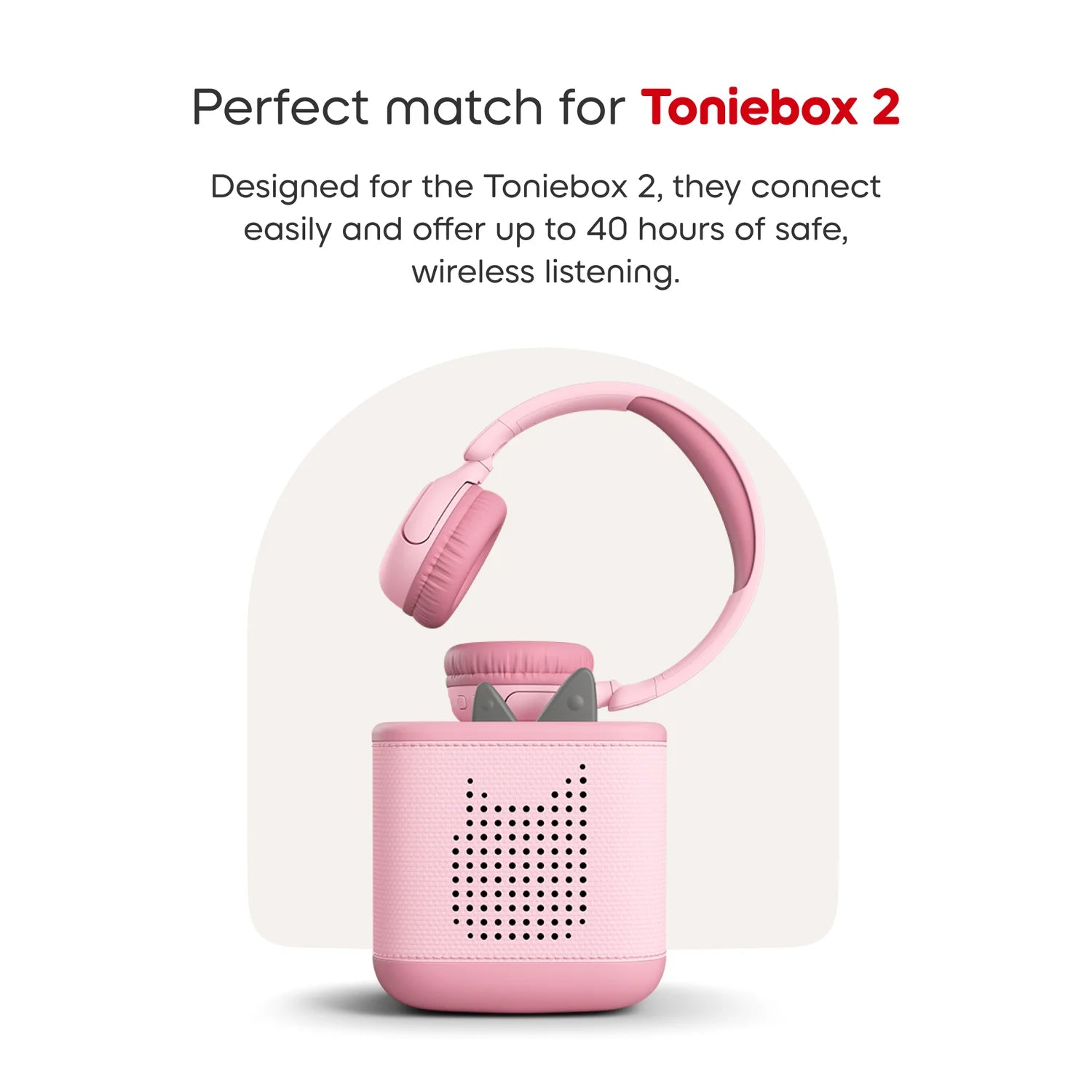 Tonies wireless headphone is perfect for Tonebox 2.