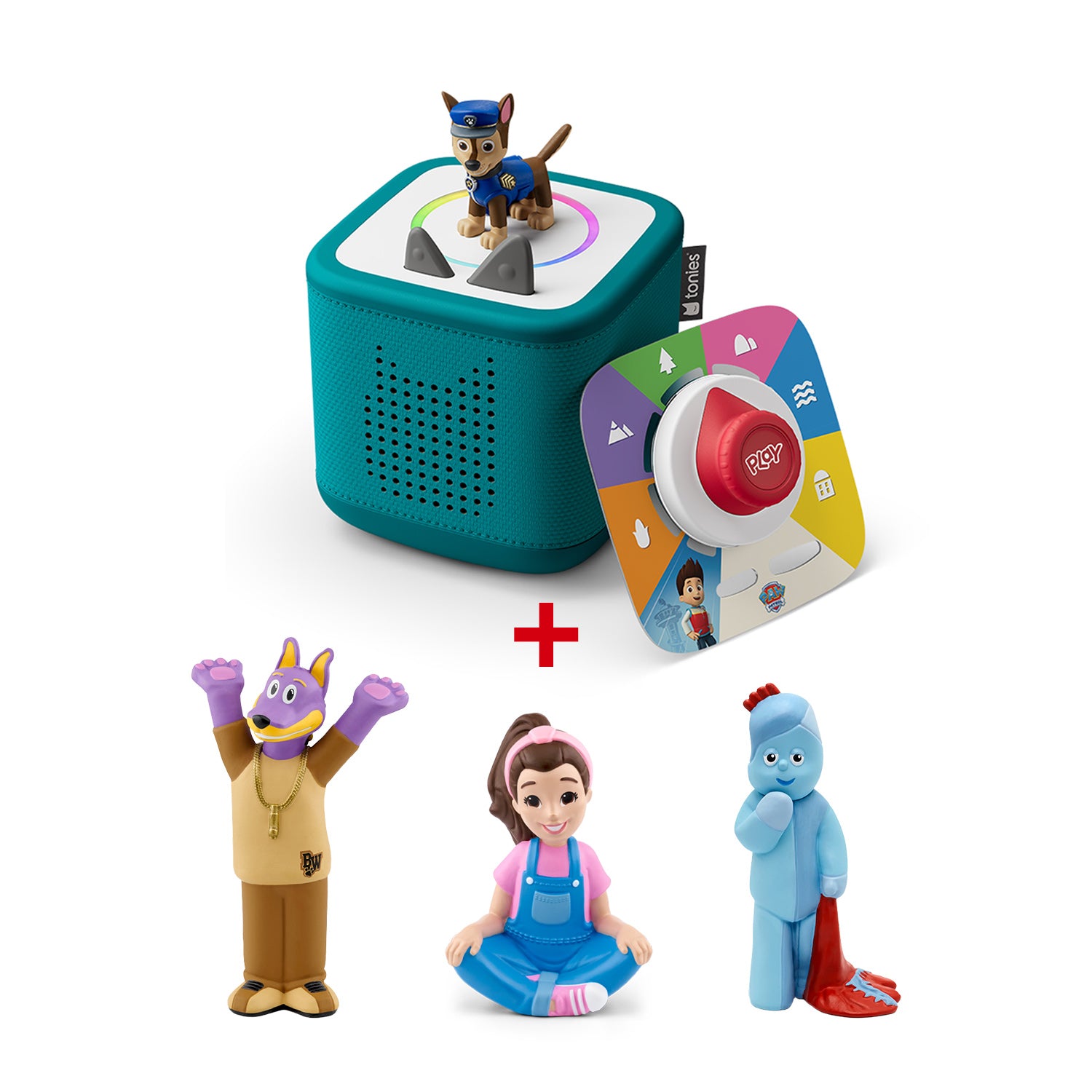Toniebox 2 Paw Patrol Play Set Bundle - 4 Tonies