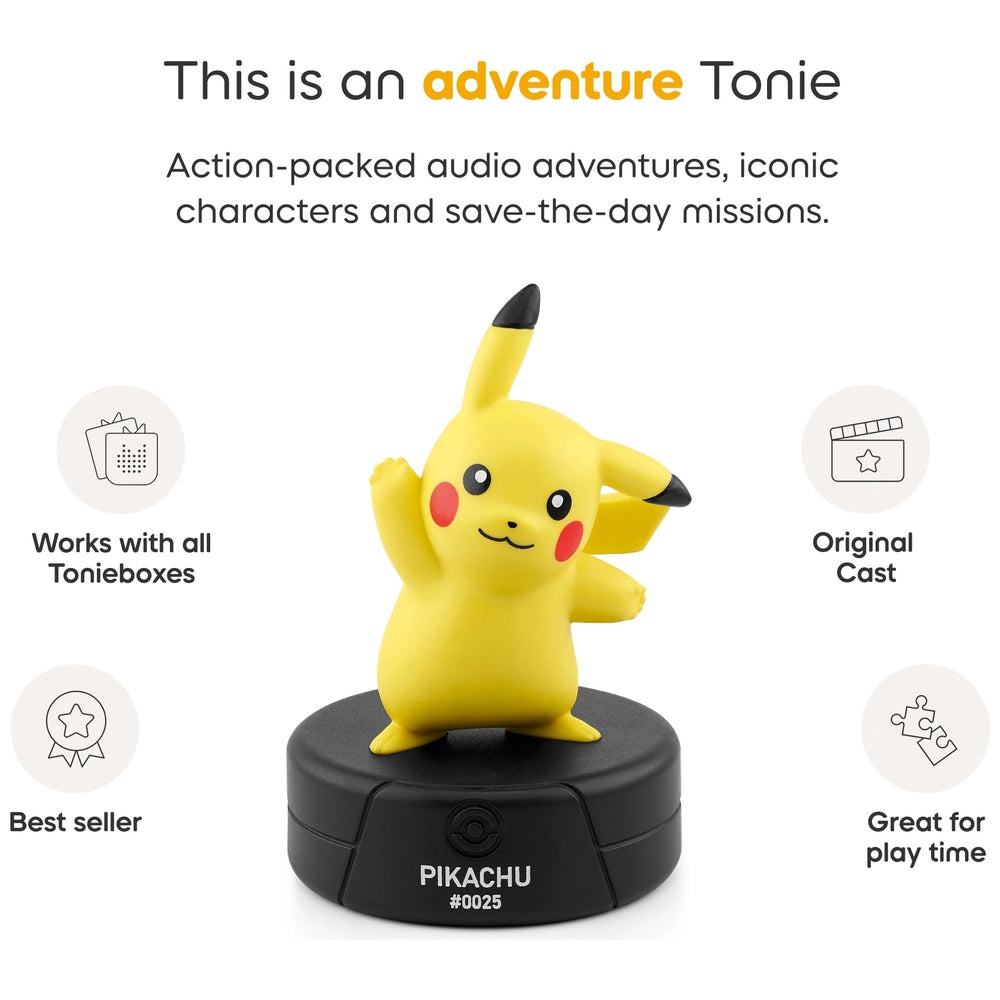 Toniebox 2 showing features of Pokemon Pikachu tonie