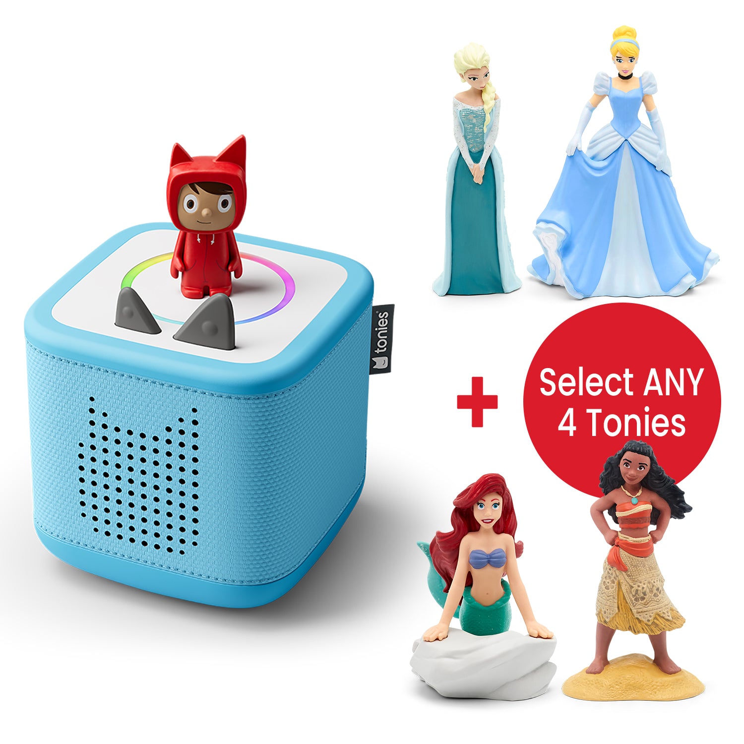 Magical storytelling with Toniebox and princess characters - sky blue