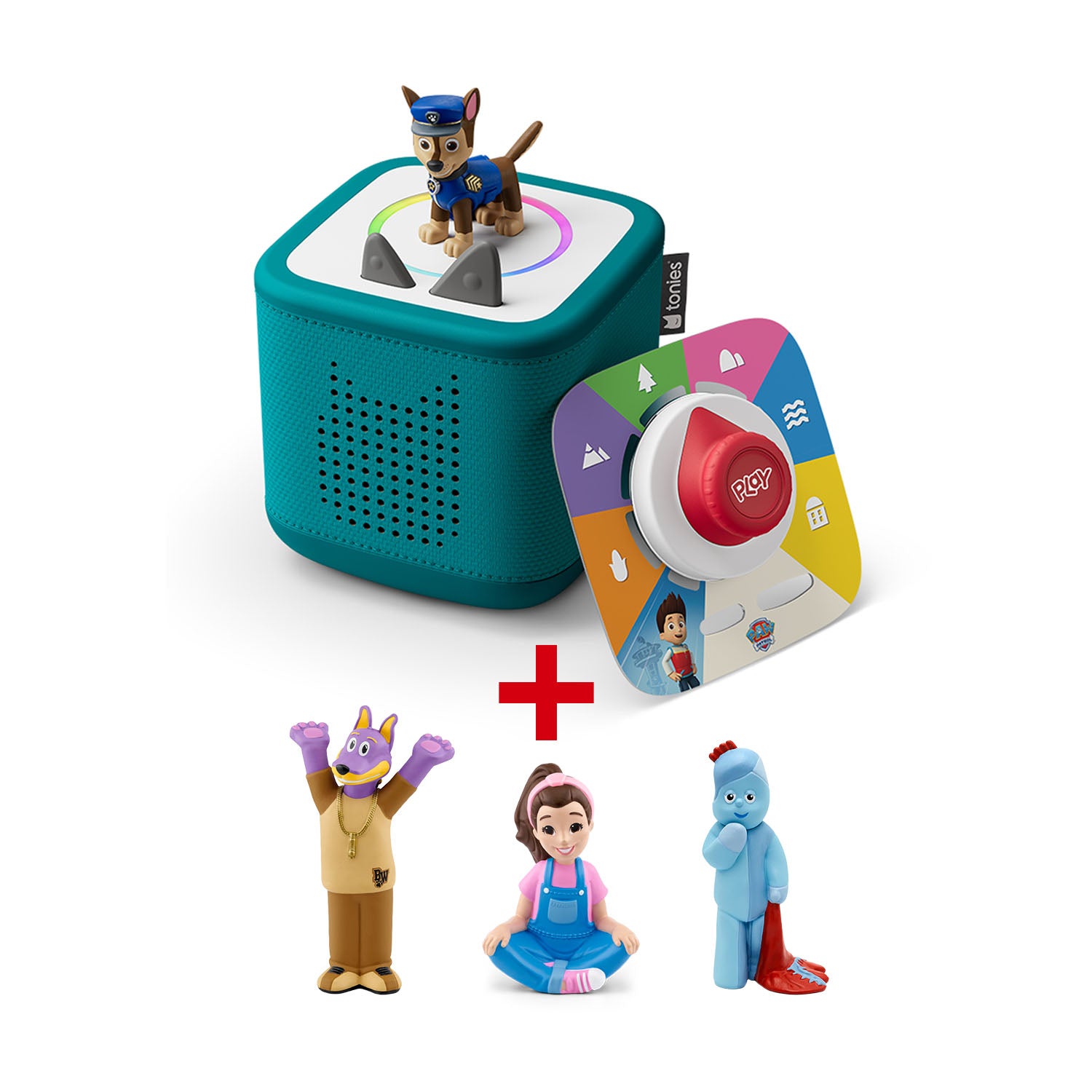 Toniebox 2 Tonieplay Bundle Create Your Own + 3 Tonies - Teal