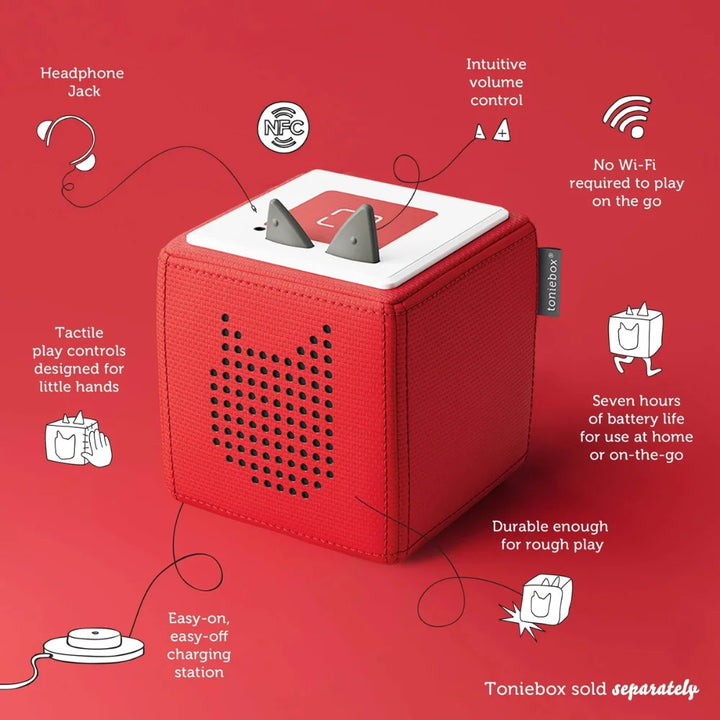 Toniebox Character Red Counting Songs Features