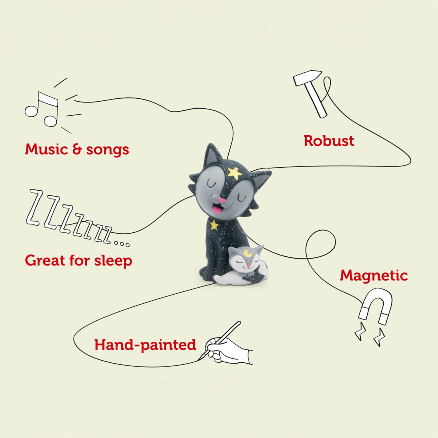 Bedtime Songs 2 Tonie with calm nighttime theme