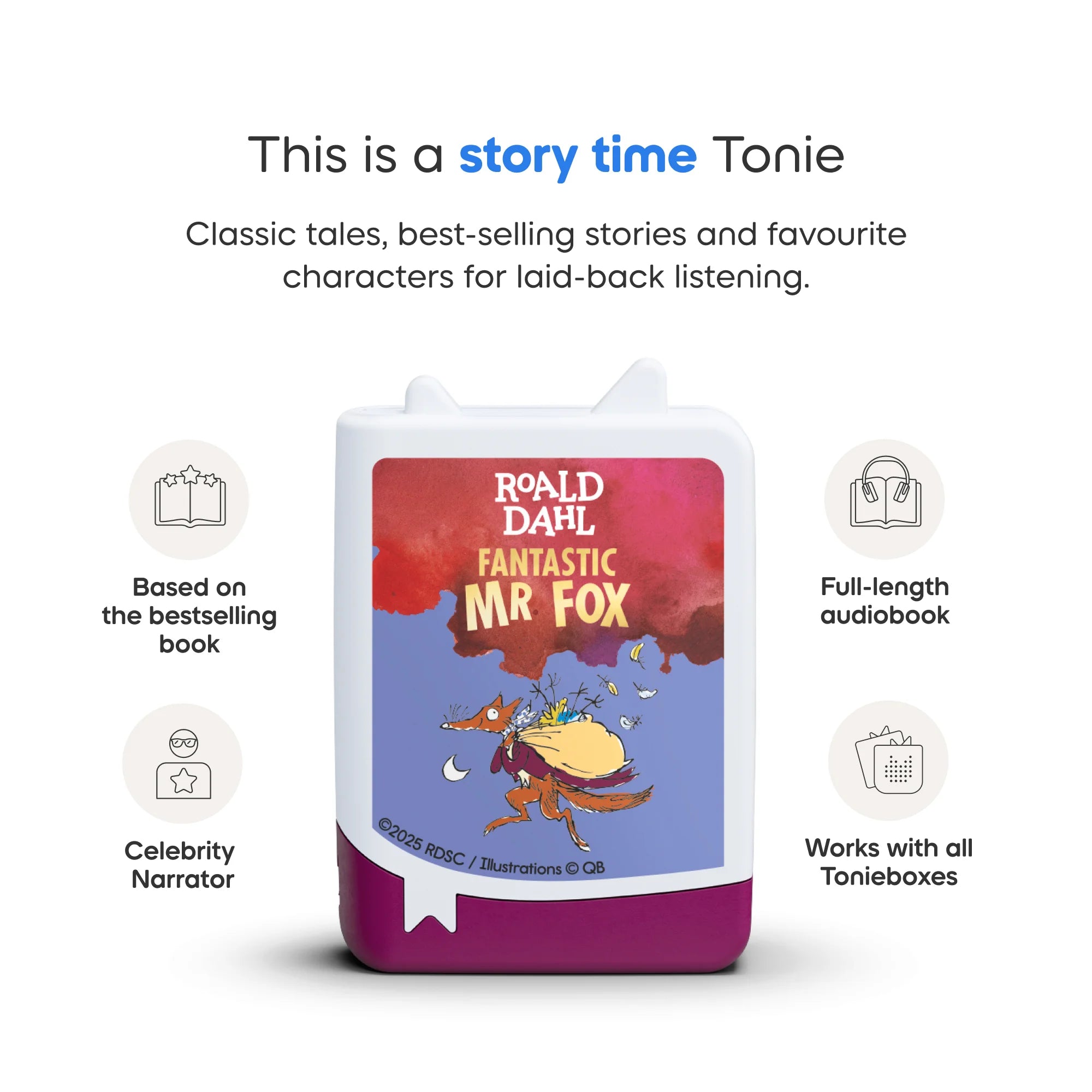 Roald Dahl Book Pocket Tonie Fantastic Mr. Fox product image.