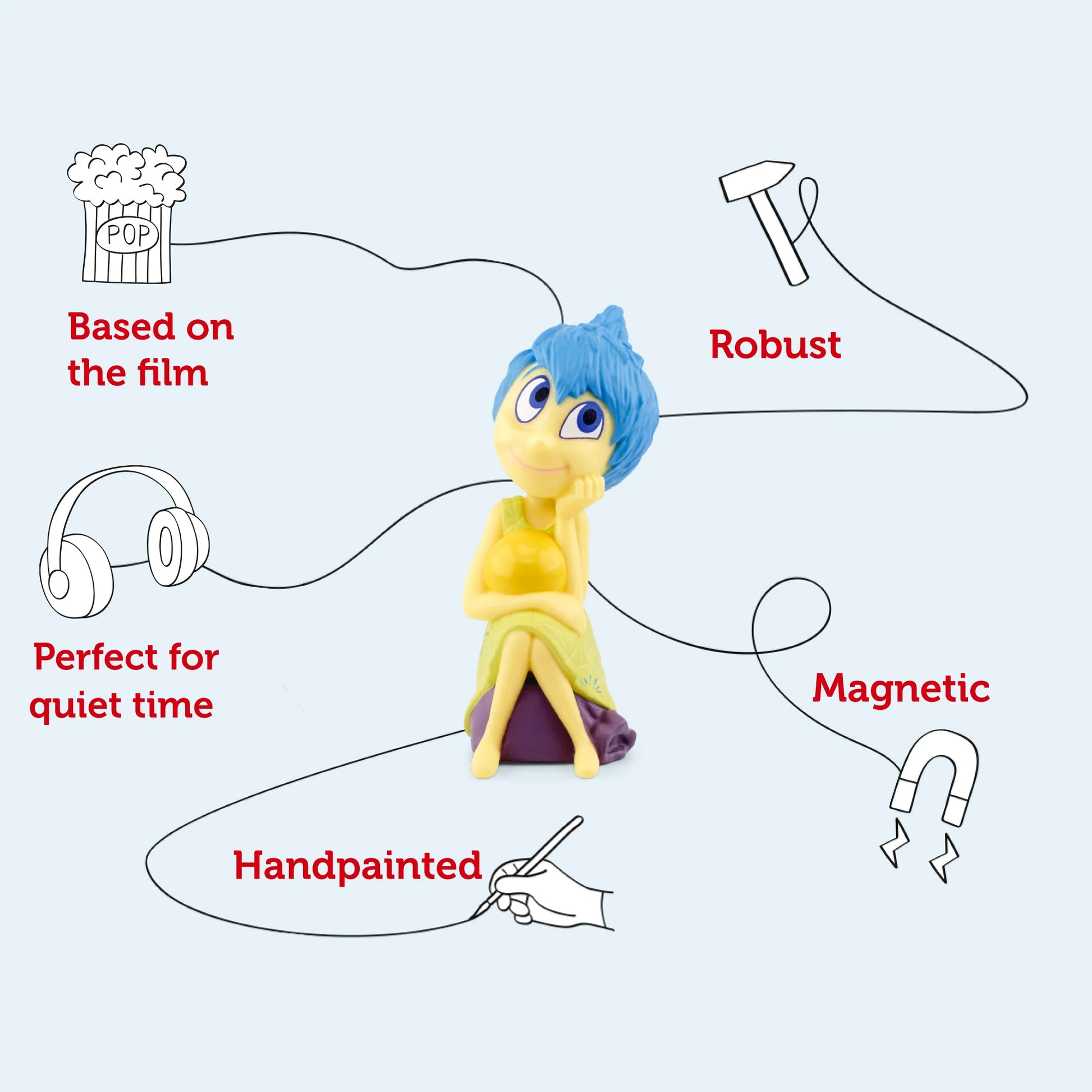 Joy Tonie character with cheerful pose and smile.