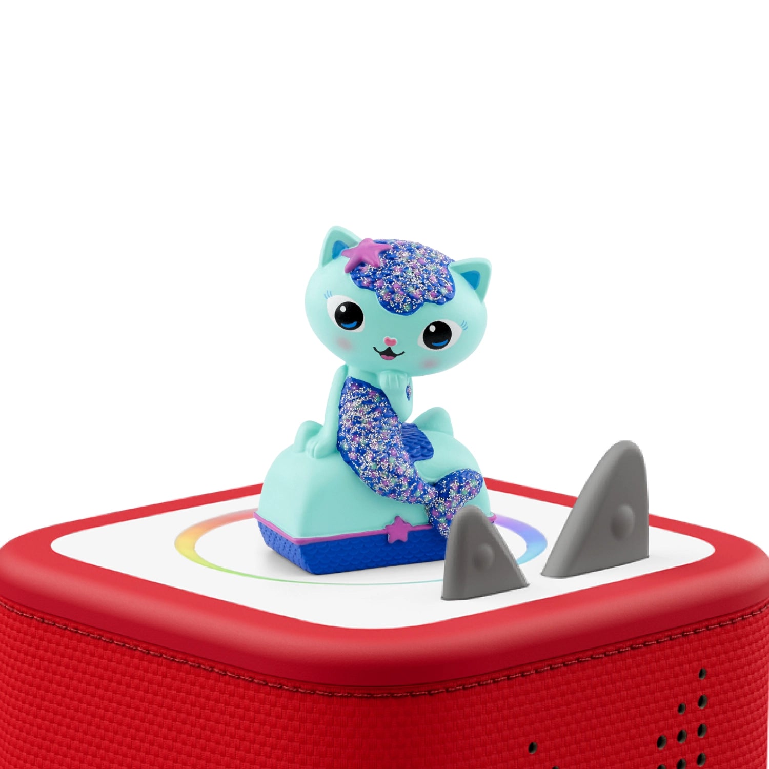 Toniebox and mercat tonie ready for storytime.