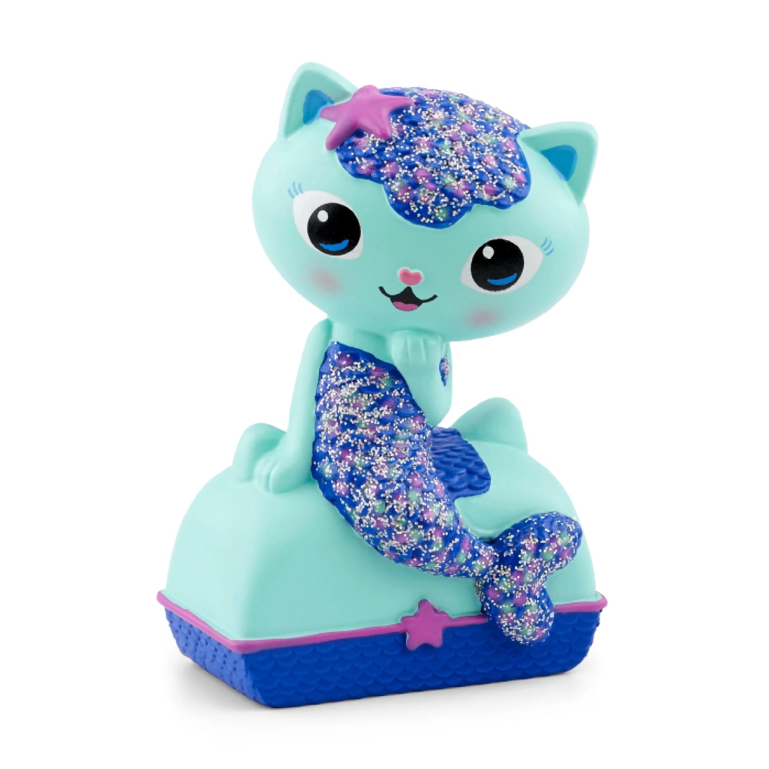 Mercat tonie from gabby’s dollhouse on a white background.