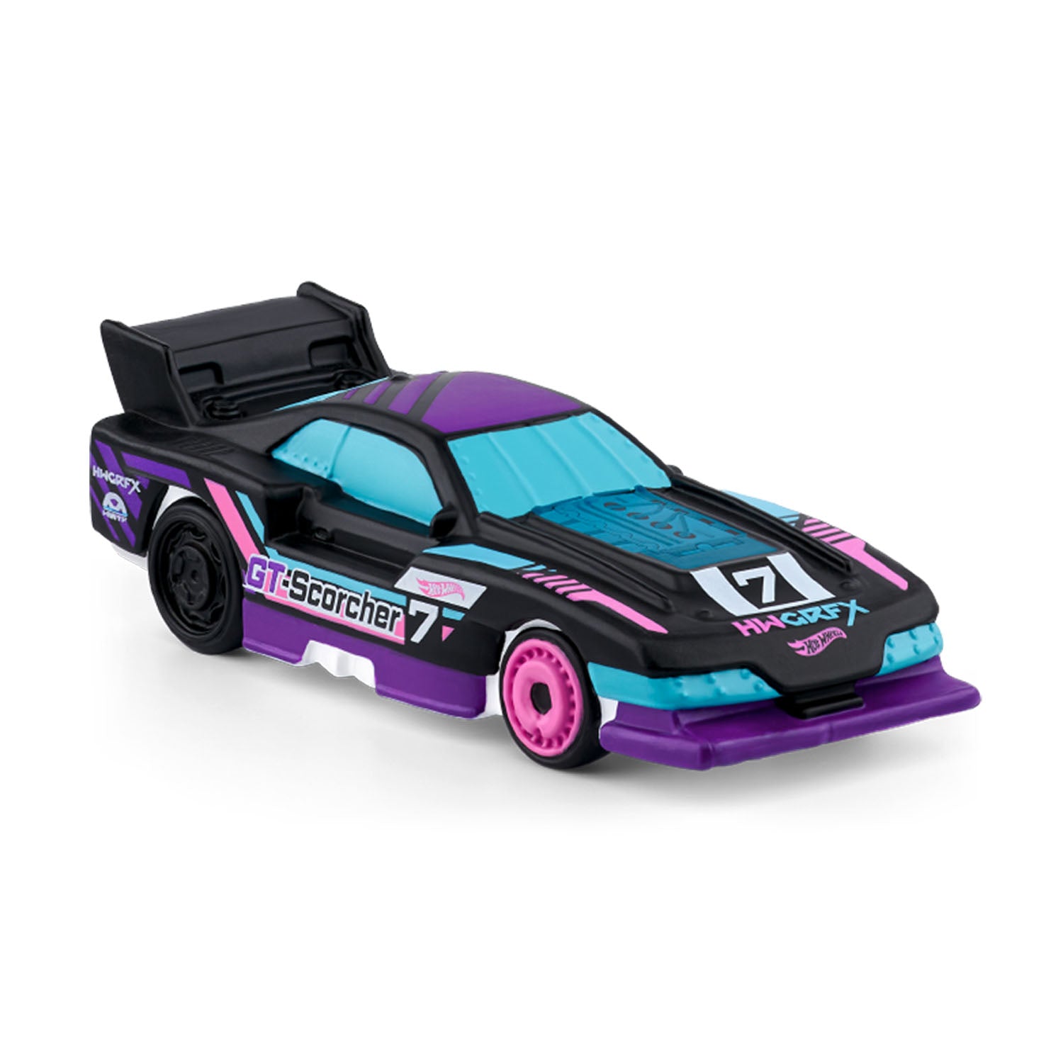 Front view of the Hot Wheels™: Let’s Race! Coop Tonie figurine.