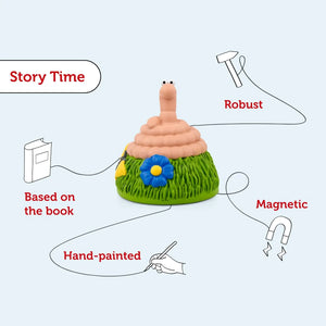 Durable and collectible Superworm Tonie by Julia Donaldson, providing an interactive and engaging listening experience for kids.