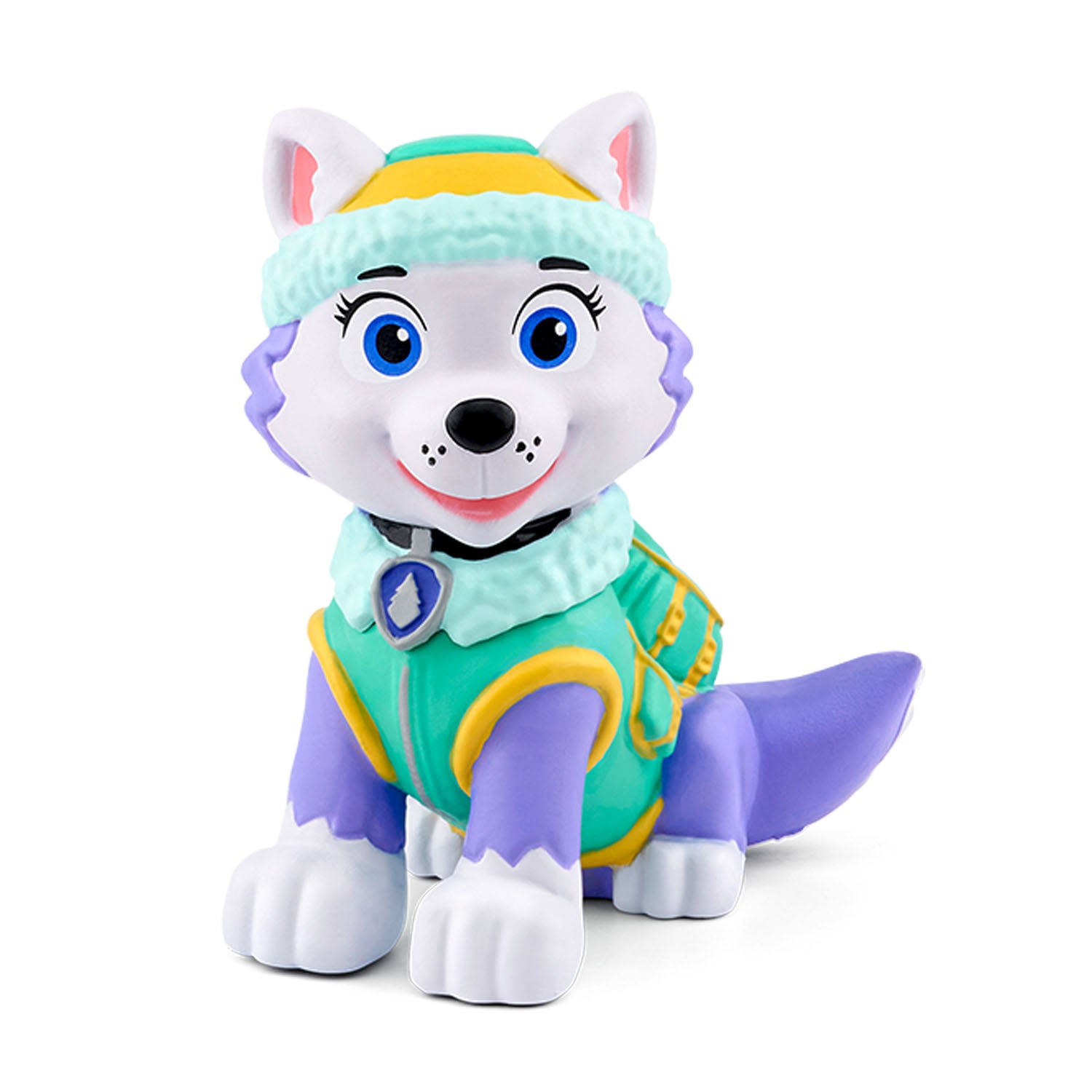 Tonies Paw Patrol Everest figure wearing her signature jacket and backpack.