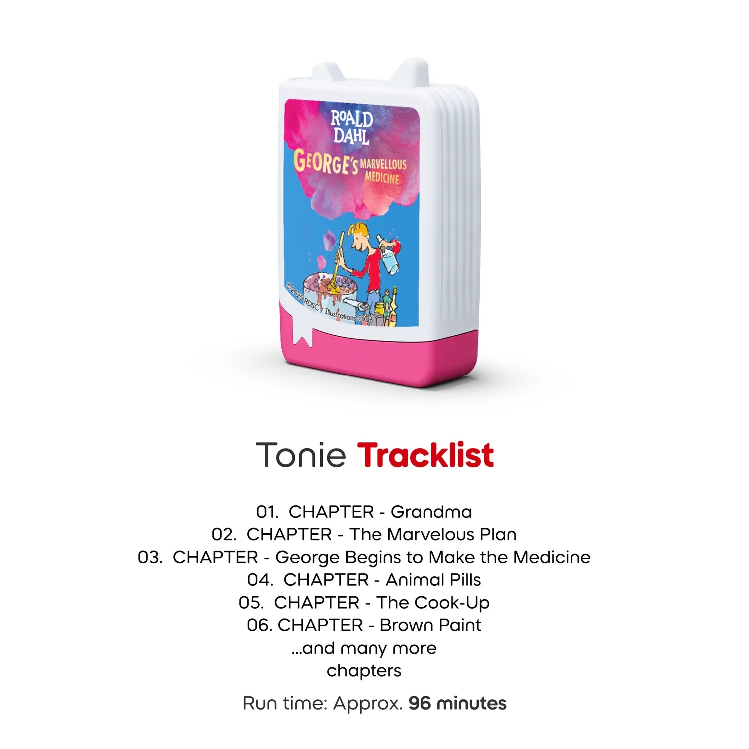 Tracklist of Tonies Roald Dahl Georges Marvellous Medicine