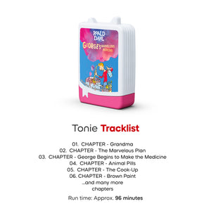 Tracklist of Tonies Roald Dahl Georges Marvellous Medicine