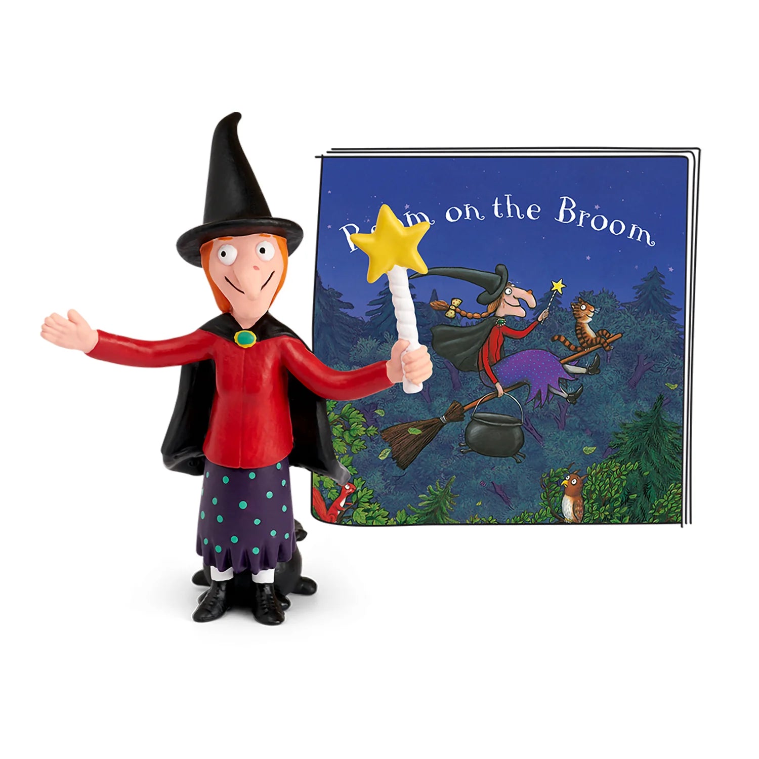 Room on the Broom Tonie figure displayed on a white background, ready to attach to a Toniebox.