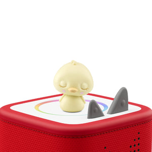 Hand-painted sleepy duck tonie figure.