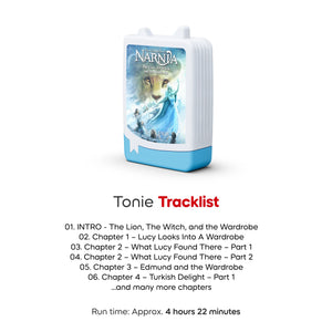 Tracklist of Tonies The Lion, the Witch and the Wardrobe.