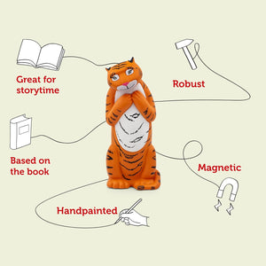 Feauters of the tiger who came to tea tonie.