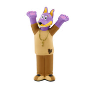 Tonies Animated character with purple fur, brown body, and beige pants on a white background